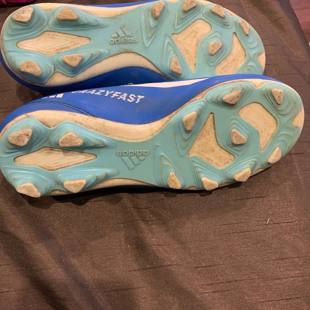 Adidas X Crazyfast .4 FG Blue Soccer Cleats Youth Kids 1 - Picture 3 of 7